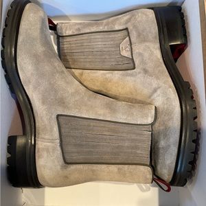 Christian Louboutin Men’s Motok Suede Chelsea Boot